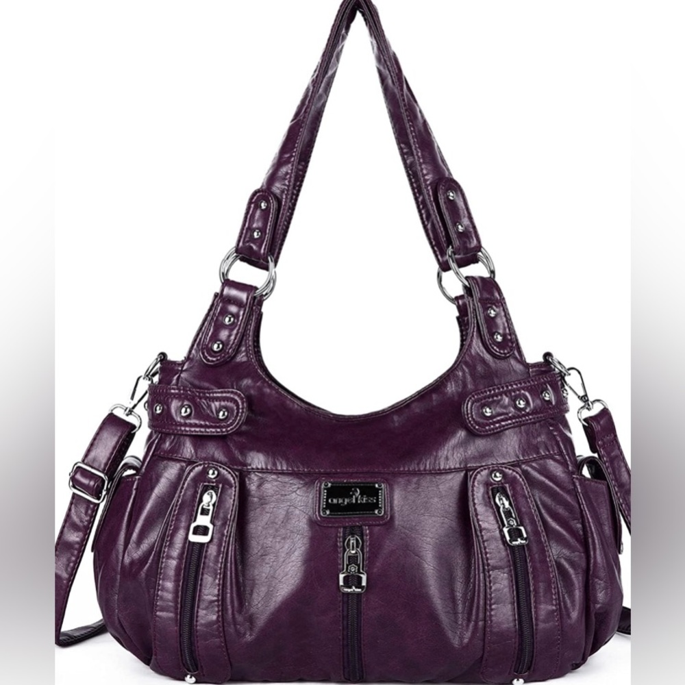 Angel’s Kiss slouch hobo/satchel by Angel Bortelo